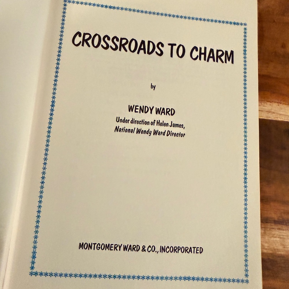 Vintage Crossroads to Charm Hardcover Book - Picture 2 of 6